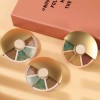 4C Metallic Eyeshadow Palette Makeup Baked Eyeshadow