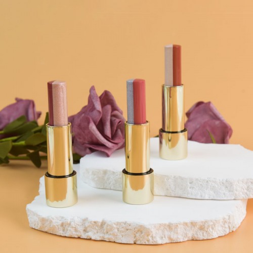 Two-toned Shimmering Magnetic Lipstick