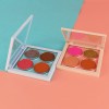 Custom Glitter 4C Eyeshadow Palette Matte High Pigment